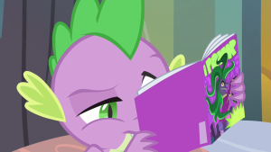Spike_reading_the_comic_book_S4E06